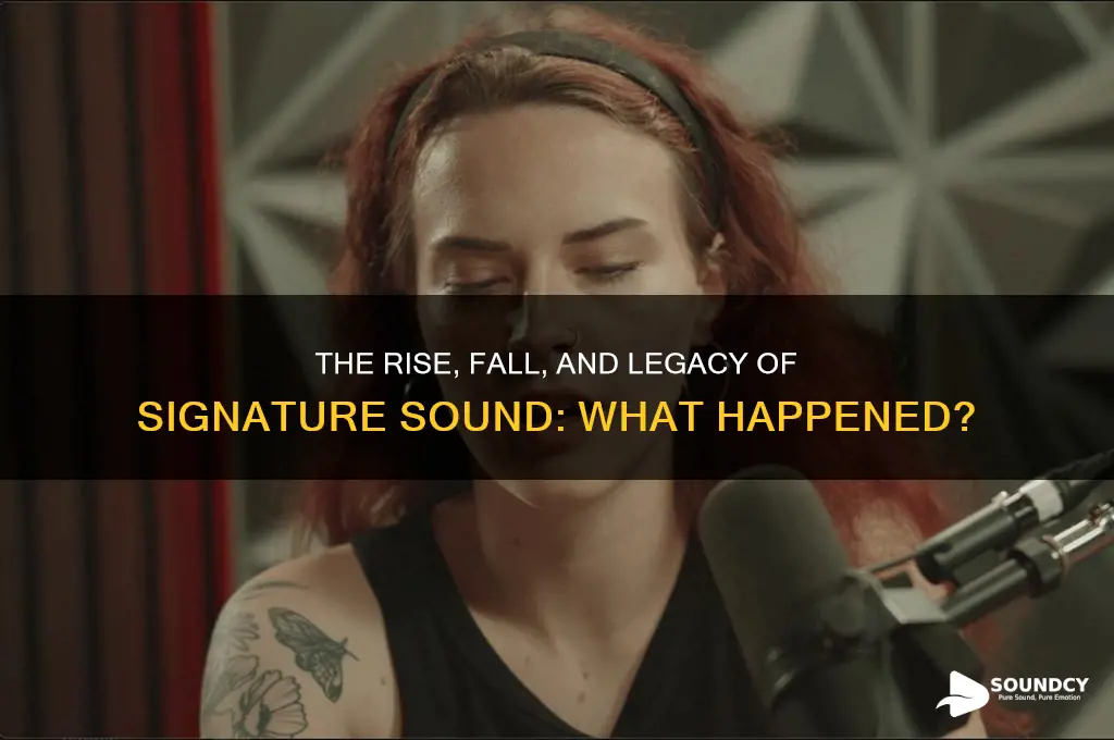 what happened to signature sound