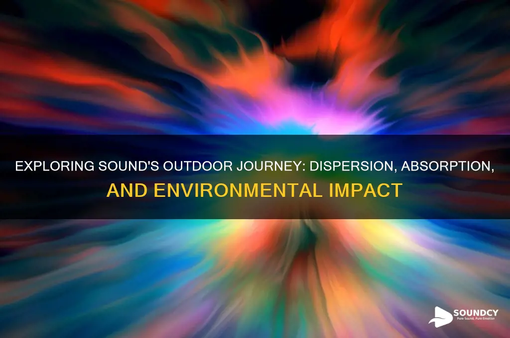 what happens to sound outside