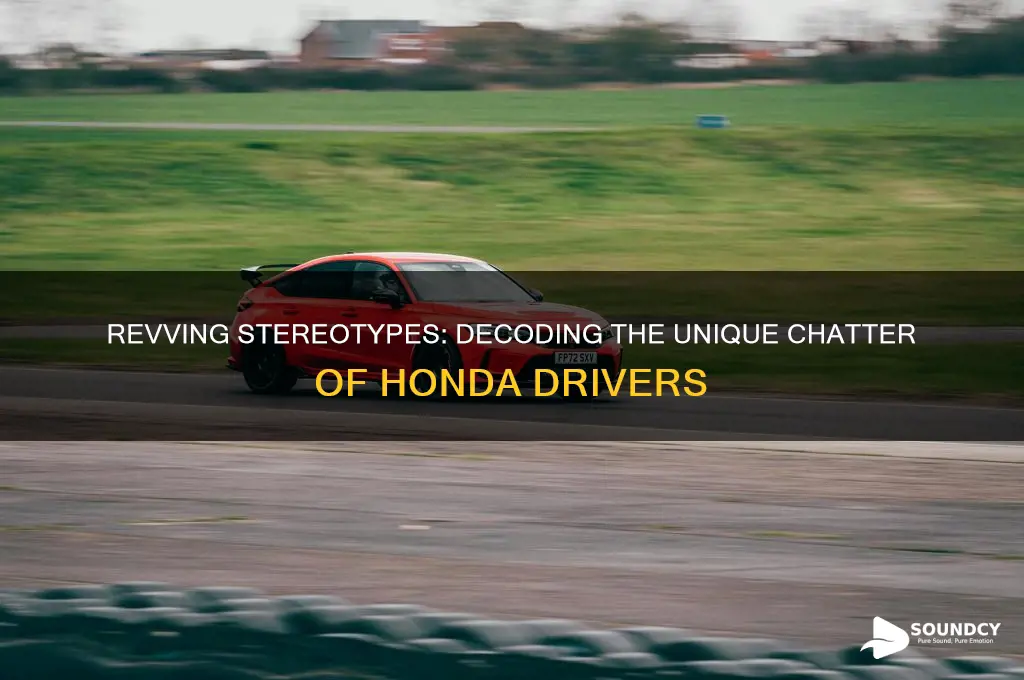 what honda drivers sound like