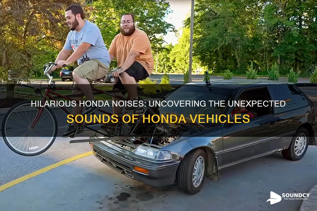 what honda sounds like funny