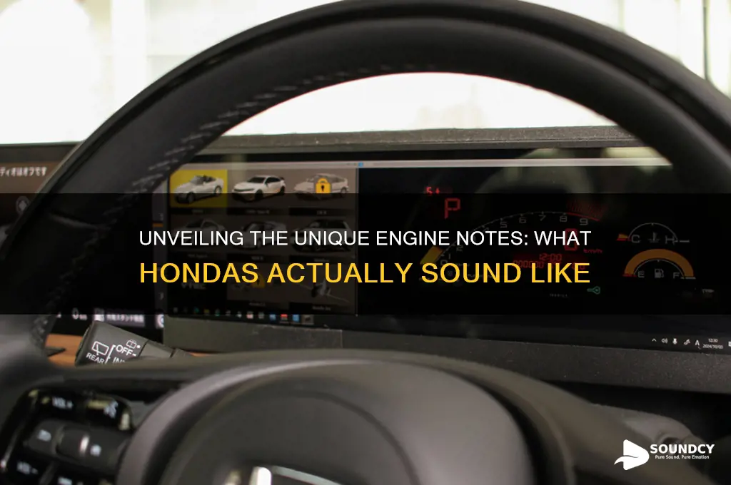 what hondas actually sound like