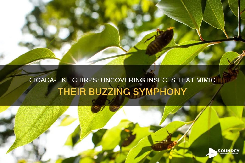 what insects sound like cicadas