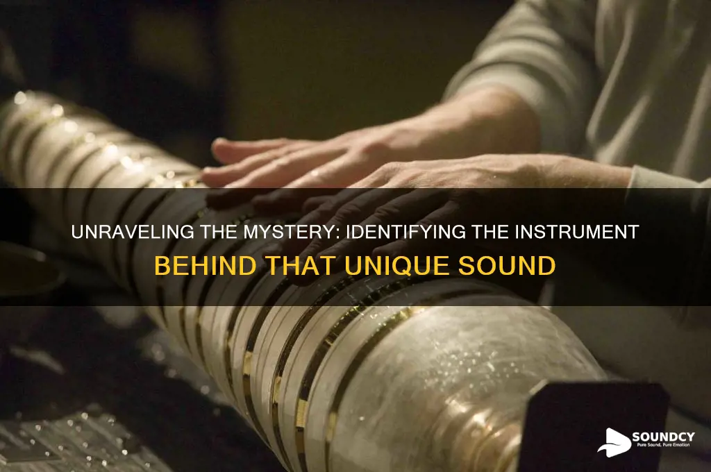 what instrument is this sound