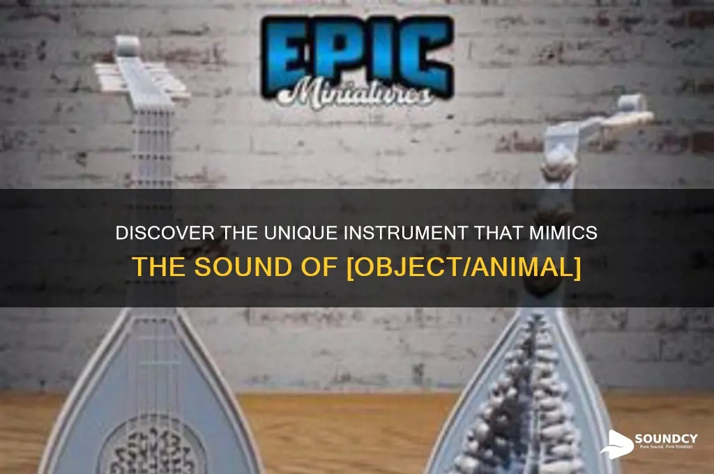what instrument sounds like a