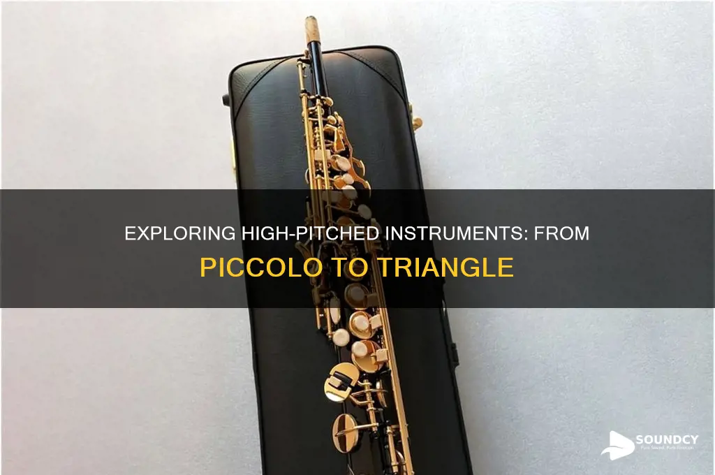 what instruments make high sounds