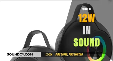Understanding 12W Sound Power: Decoding Audio Wattage and Its Impact