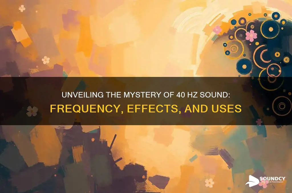what is 40 hz sound