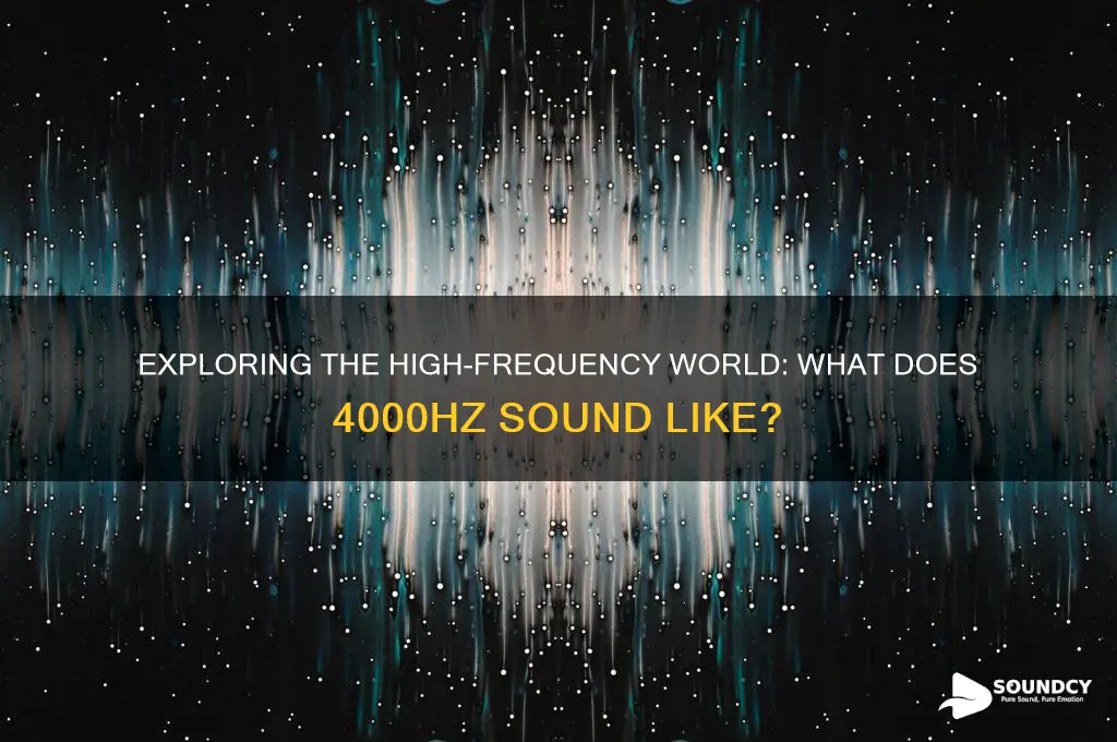 what is 4000hz sounds like