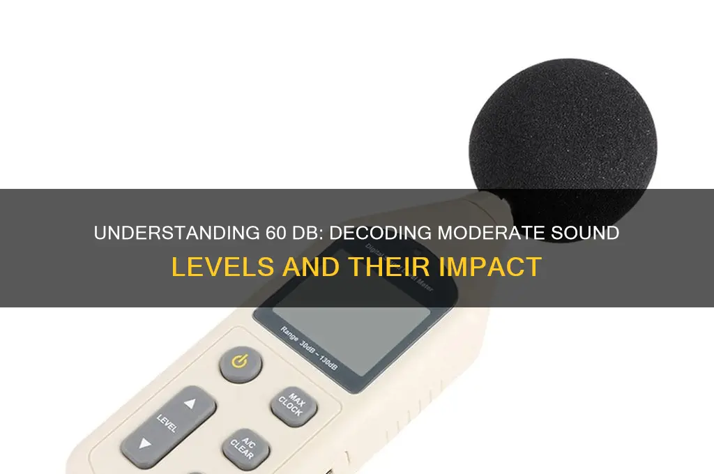 what is 60 db sound