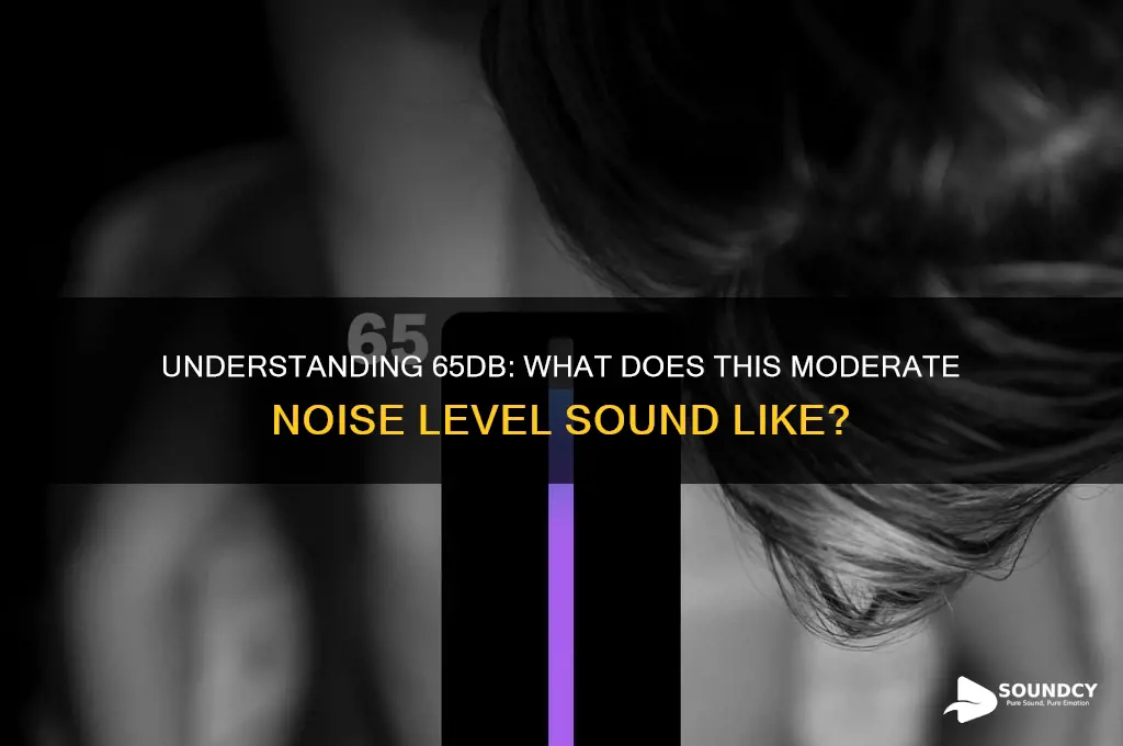 what is 65db sound like