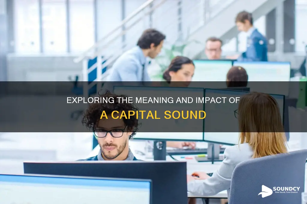 what is a capital sound