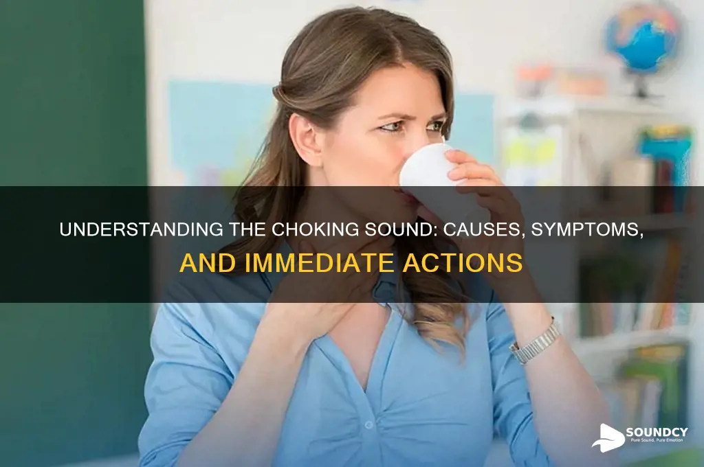 what is a choking sound