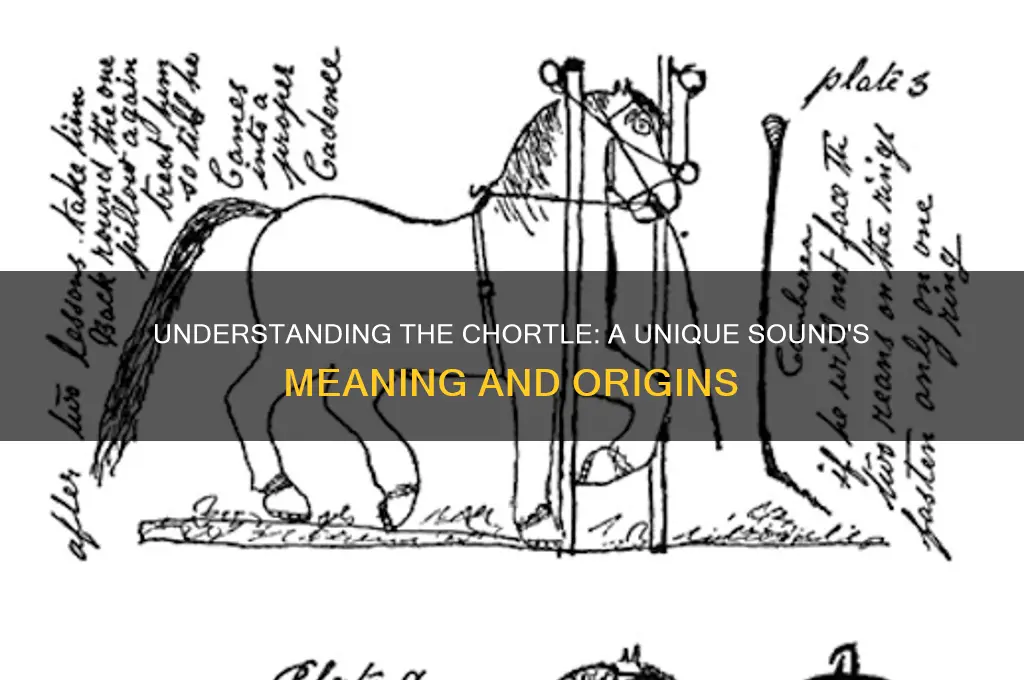 what is a chortle sound