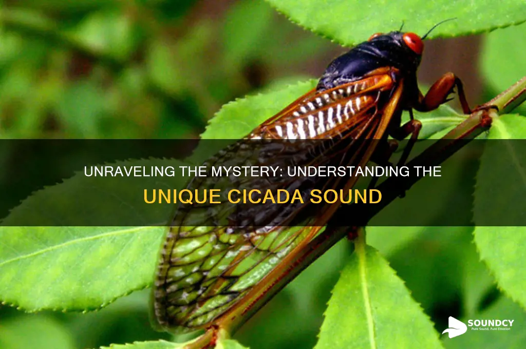 what is a cicada sound