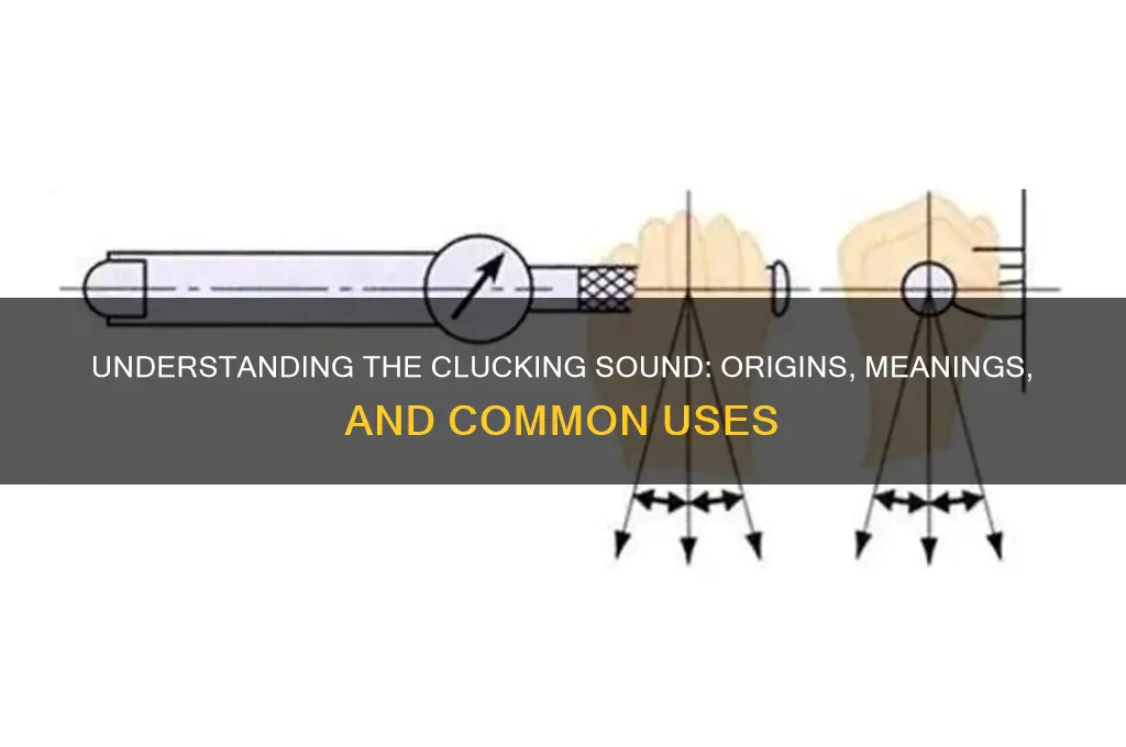 what is a clucking sound