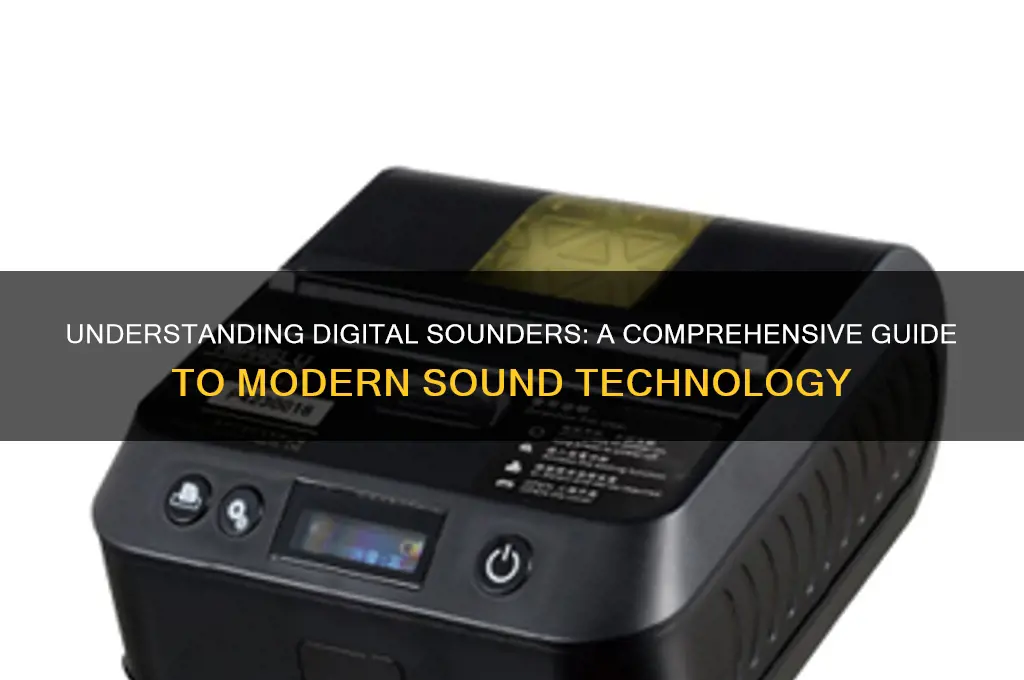 what is a digital sounder