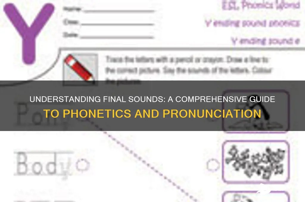 what is a final sound