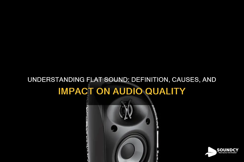 what is a flat sound