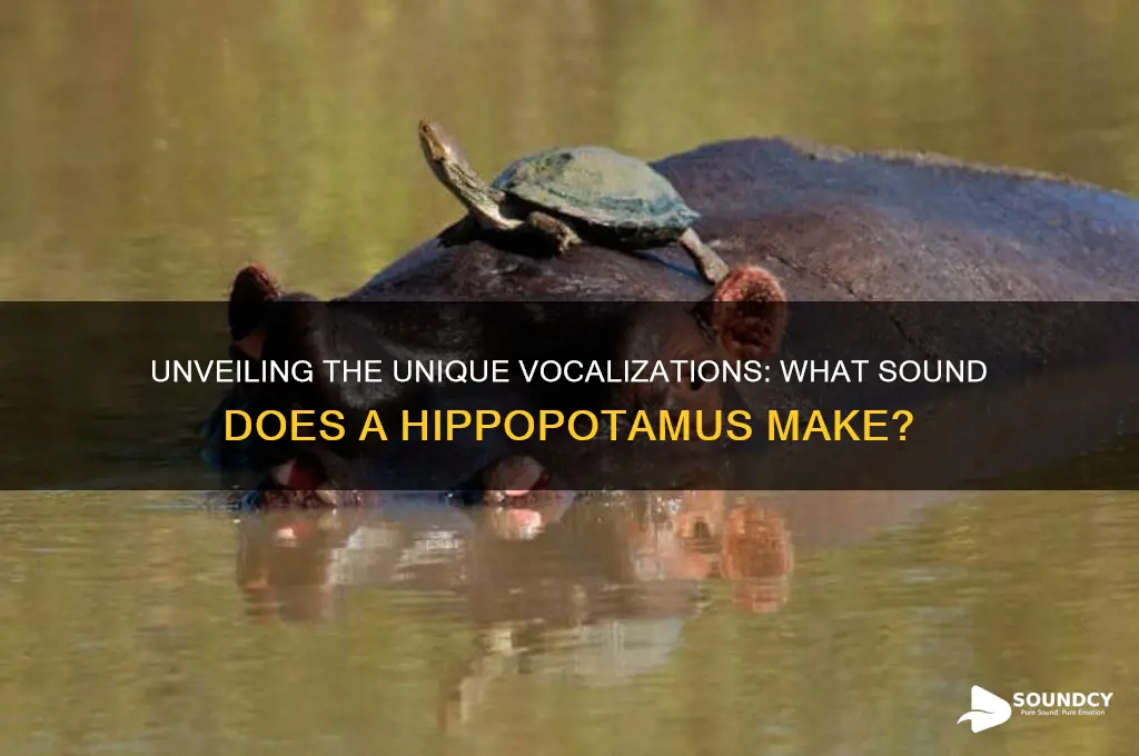 what is a hippopotamus sound