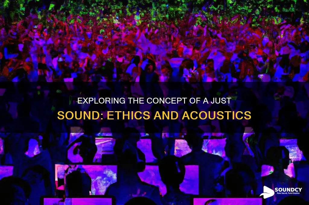 what is a just sound