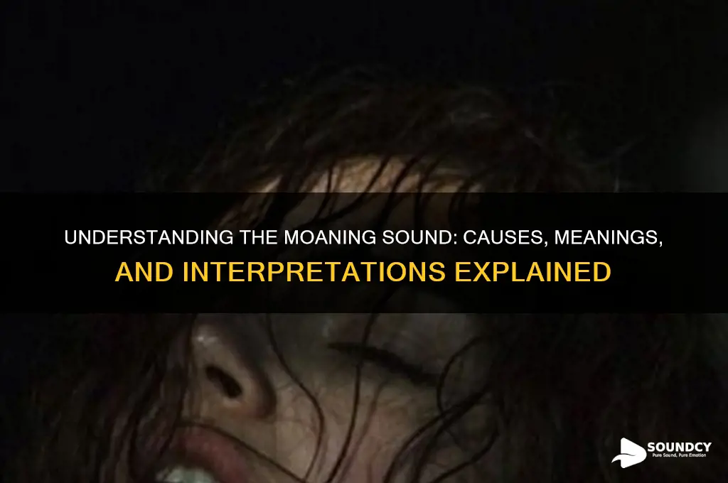 what is a moaning sound