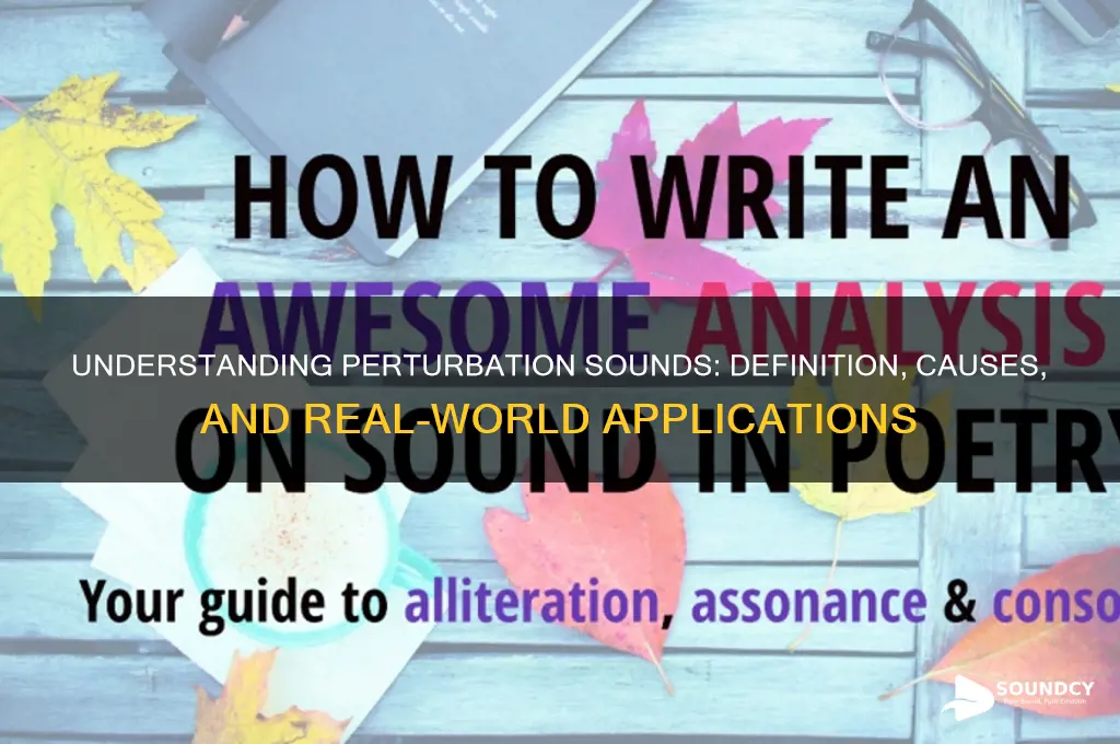 what is a perturbation sound