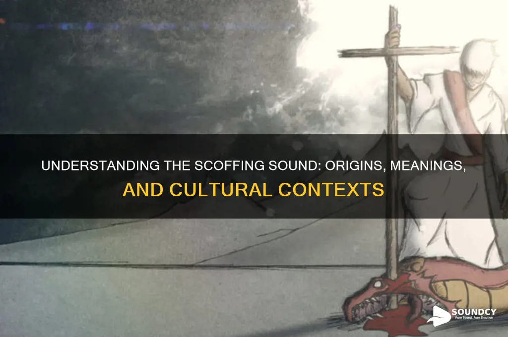 what is a scoffing sound
