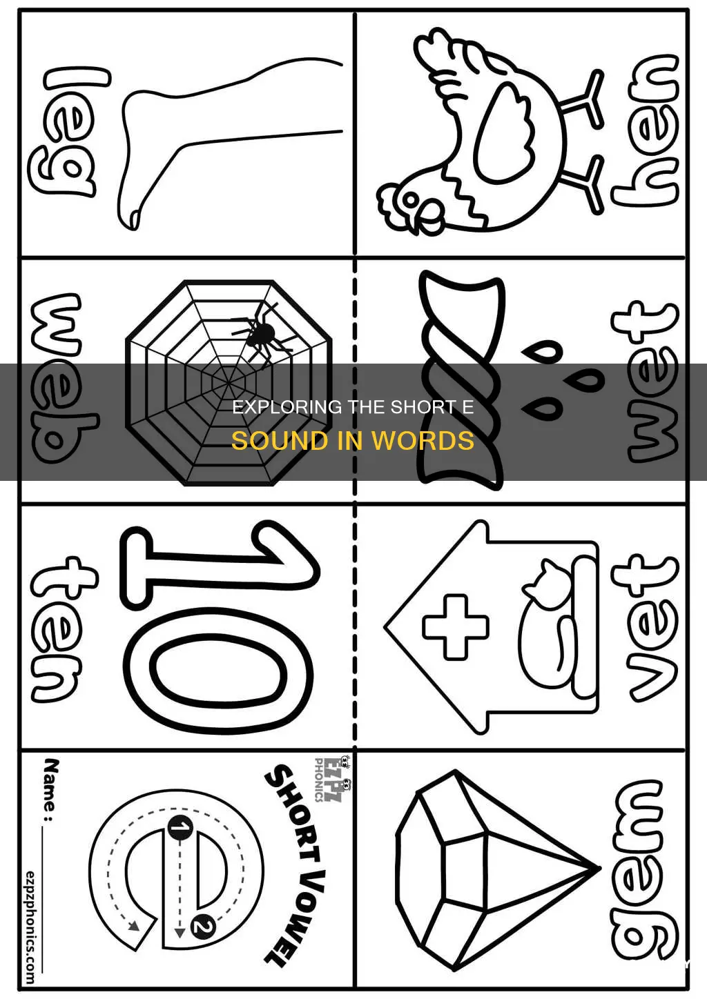 what is a short e sound