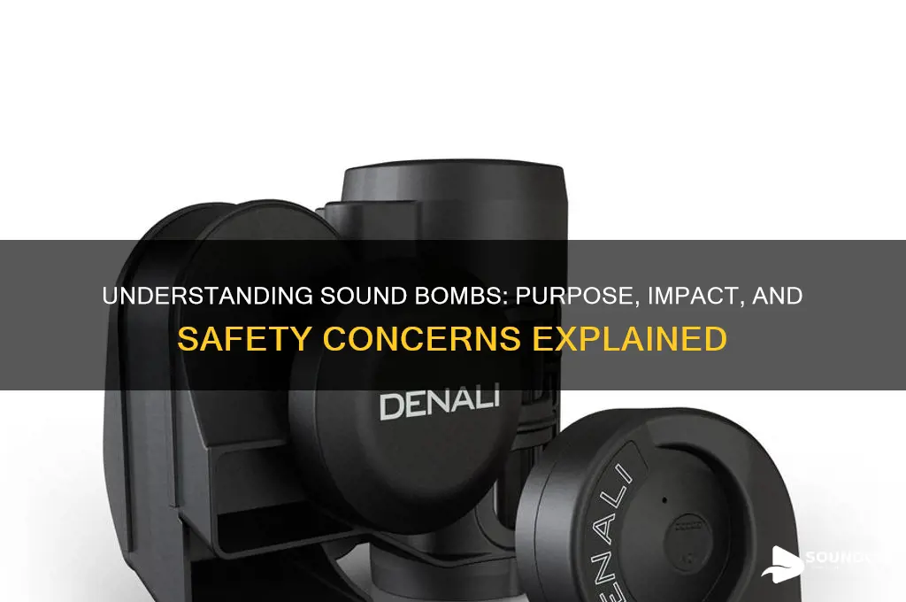 what is a sound bomb