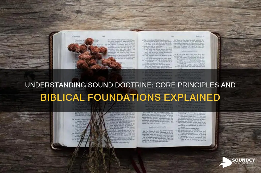 what is a sound doctrine