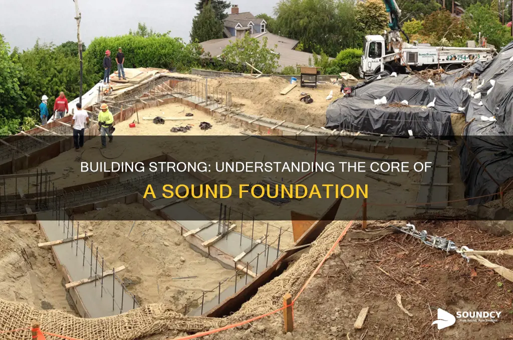 what is a sound foundation