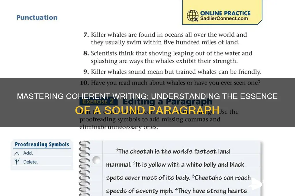what is a sound paragraph