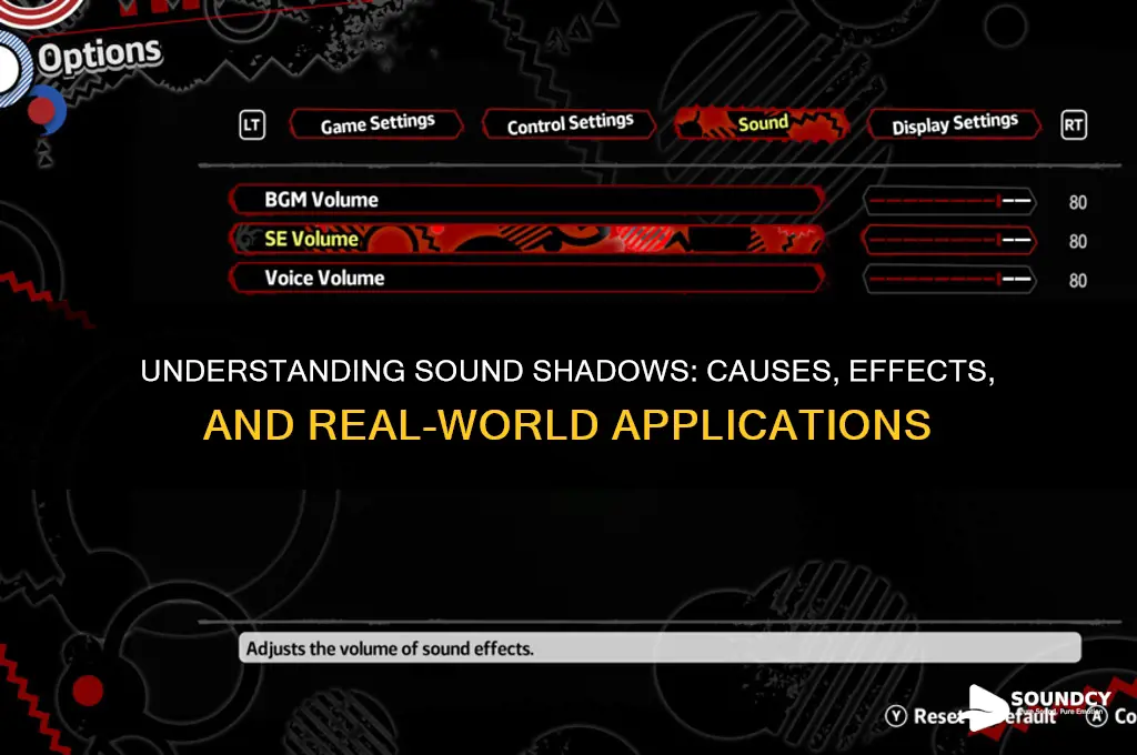 what is a sound shadow