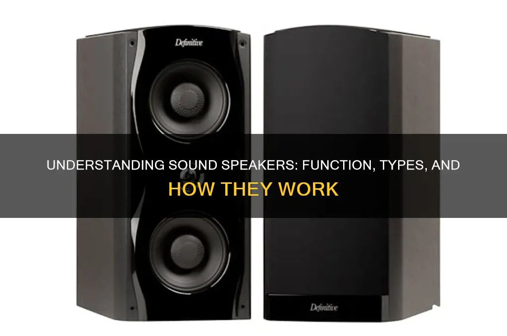 what is a sound speaker