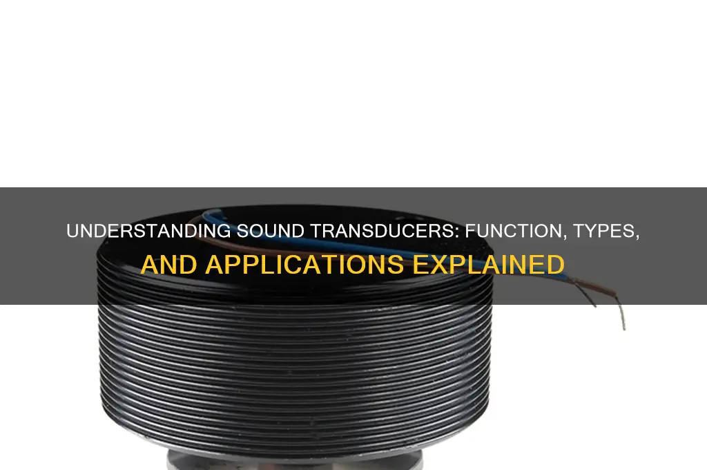 what is a sound transducer