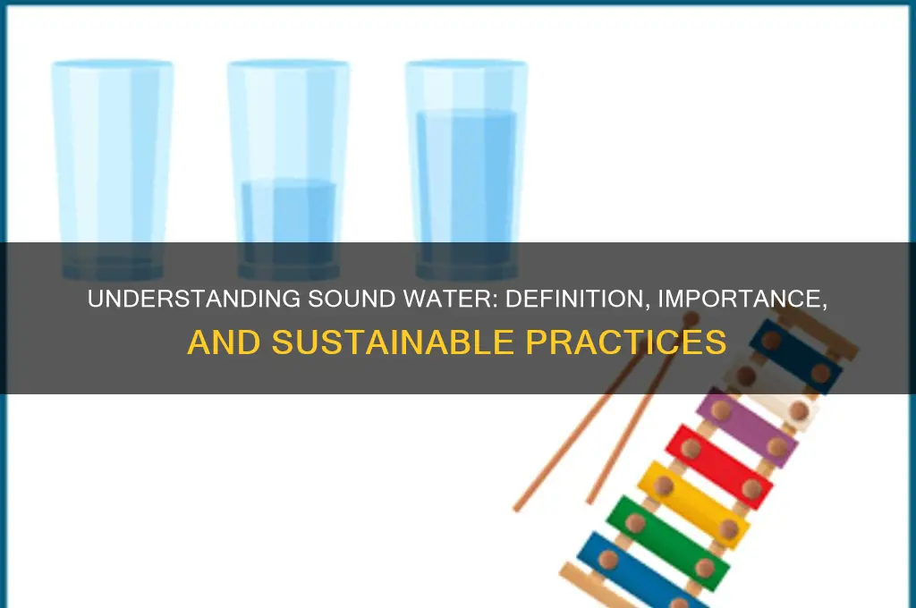 what is a sound water