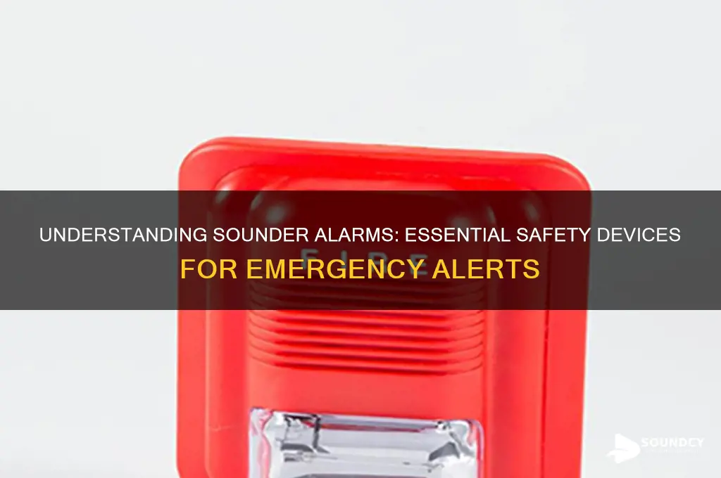 what is a sounder alarm