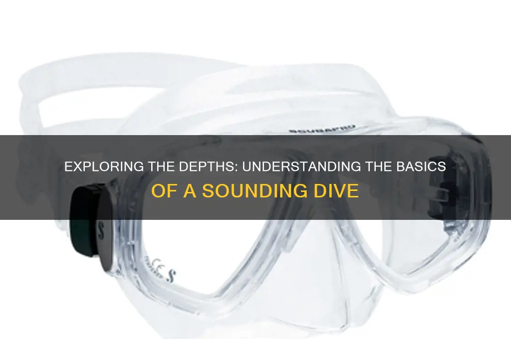 what is a sounding dive
