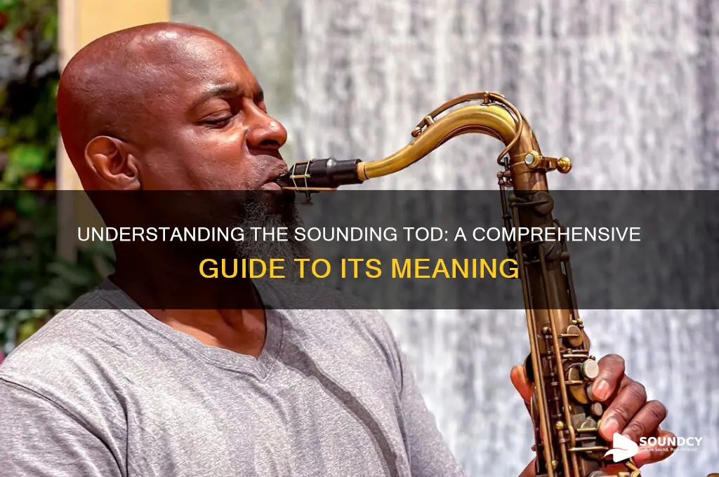 what is a sounding tod