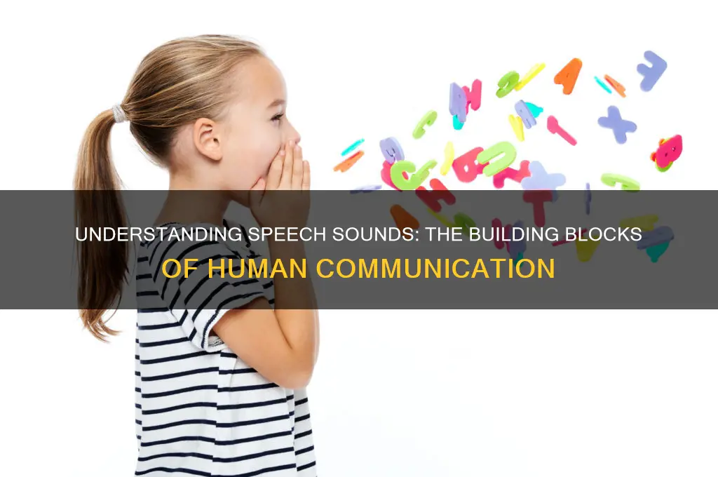 what is a speech sound