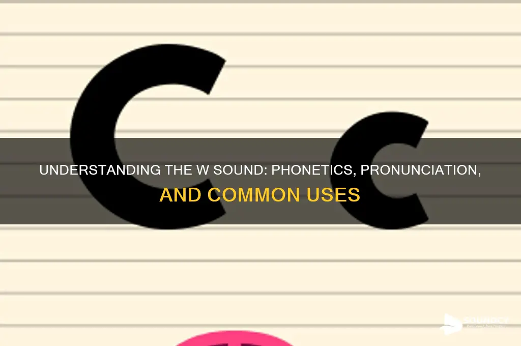what is a w sound