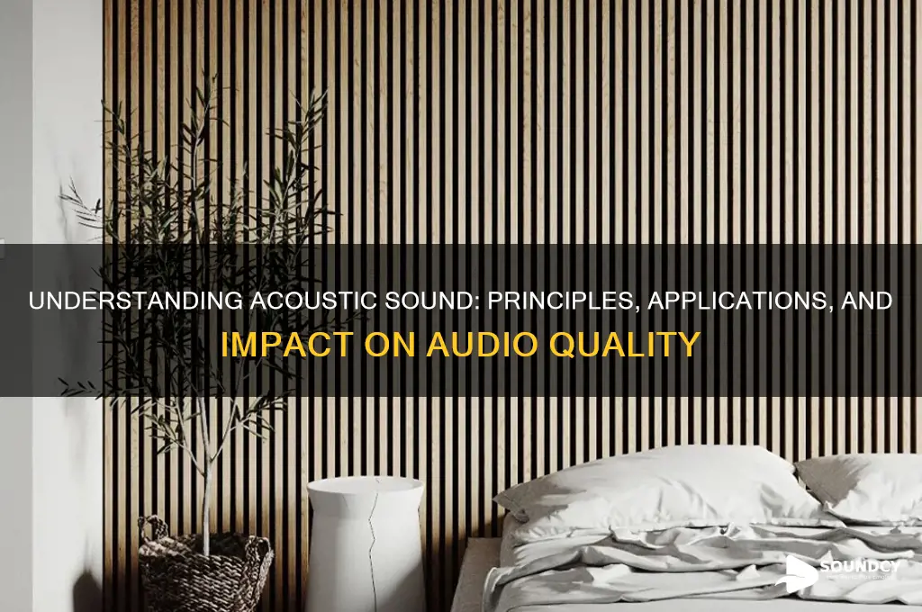 what is acoustic in sound