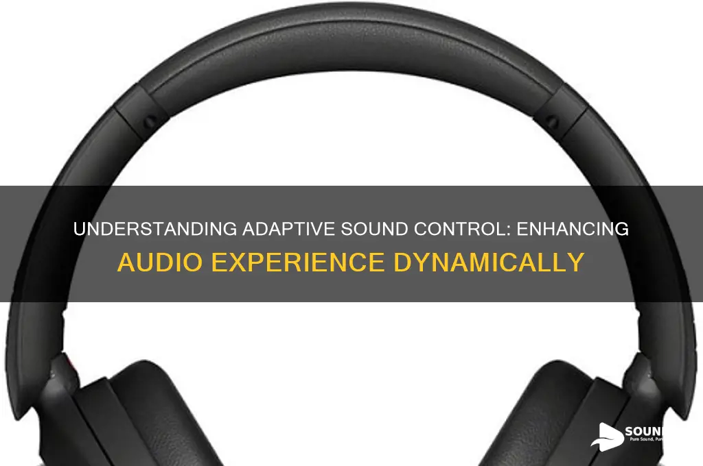 what is adaptive sound control