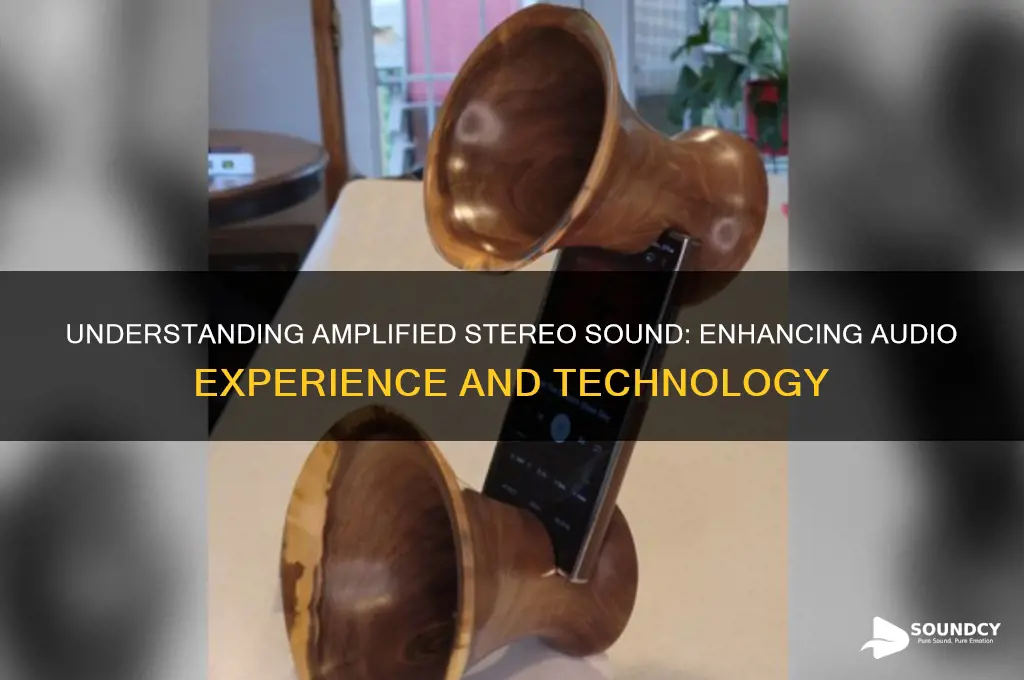what is amplified stereo sound