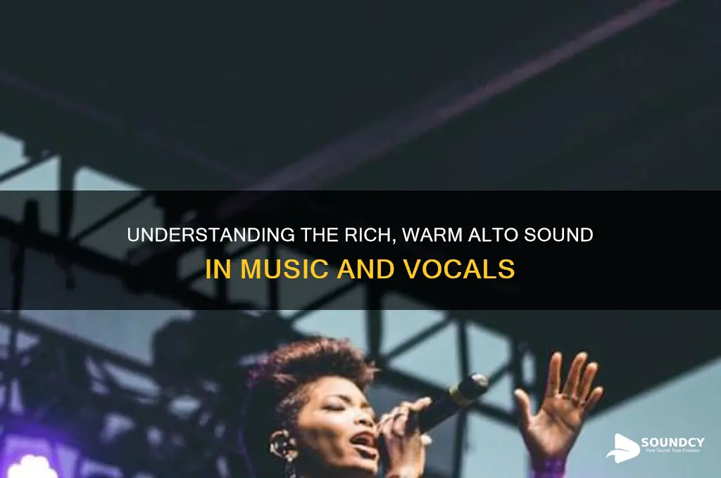 what is an alto sound