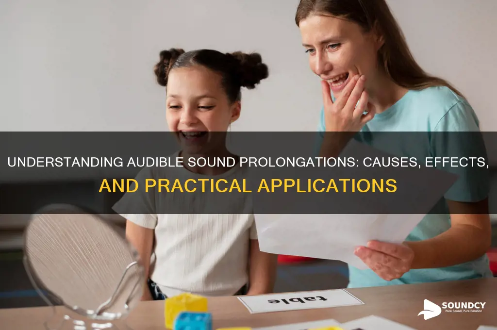 what is audible sound prolongations