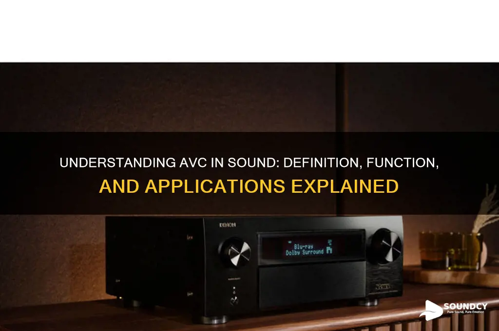 what is avc in sound