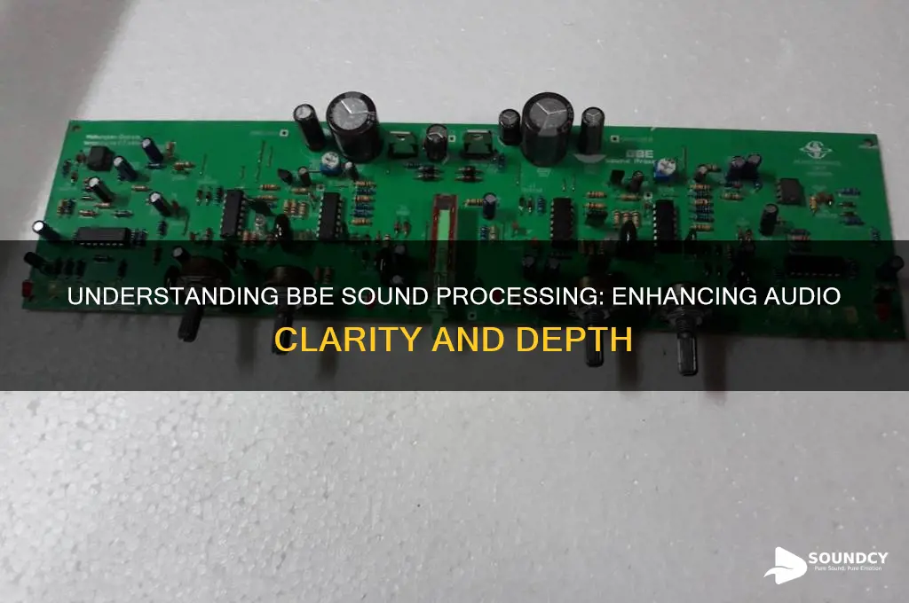 what is bbe sound processing