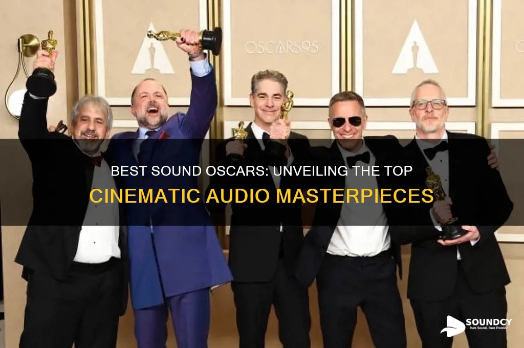 what is best sound oscars