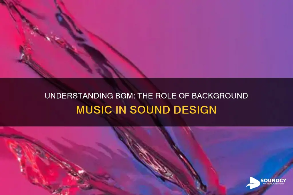 what is bgm in sound